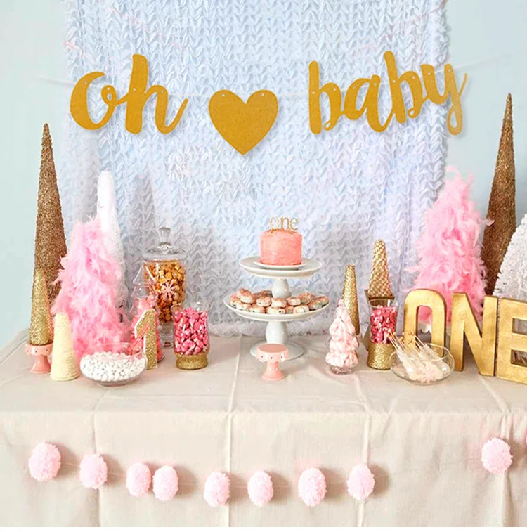 QIFU Baby Shower мальчик девочка его Девочка Синий Розовый воздушные шары для украшения вечеринок первый день рождения пол раскрыть BabyShower вечерние принадлежности