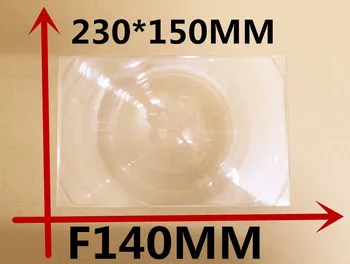 

8.9 Inch lcd panel DIY projection rectangular 230*150MM Focal length 140mm Thickness 2MM Lines from 0.3mm fresnel lens