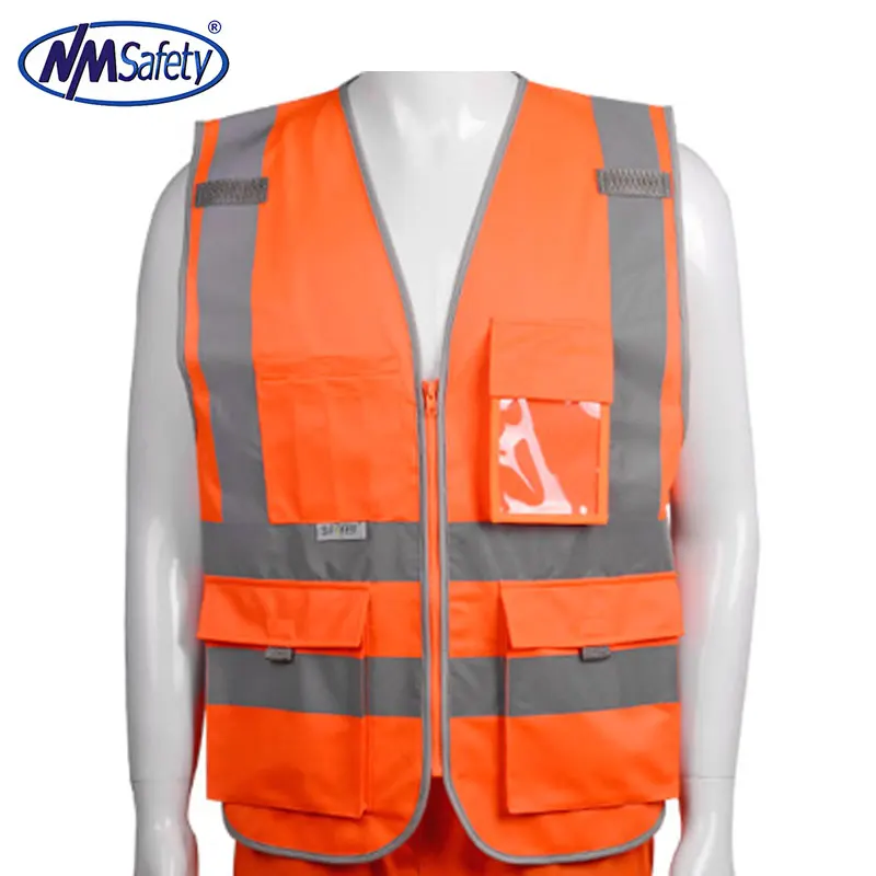 120GSM Polyester fabric top grade reflective safety vest & wholesale