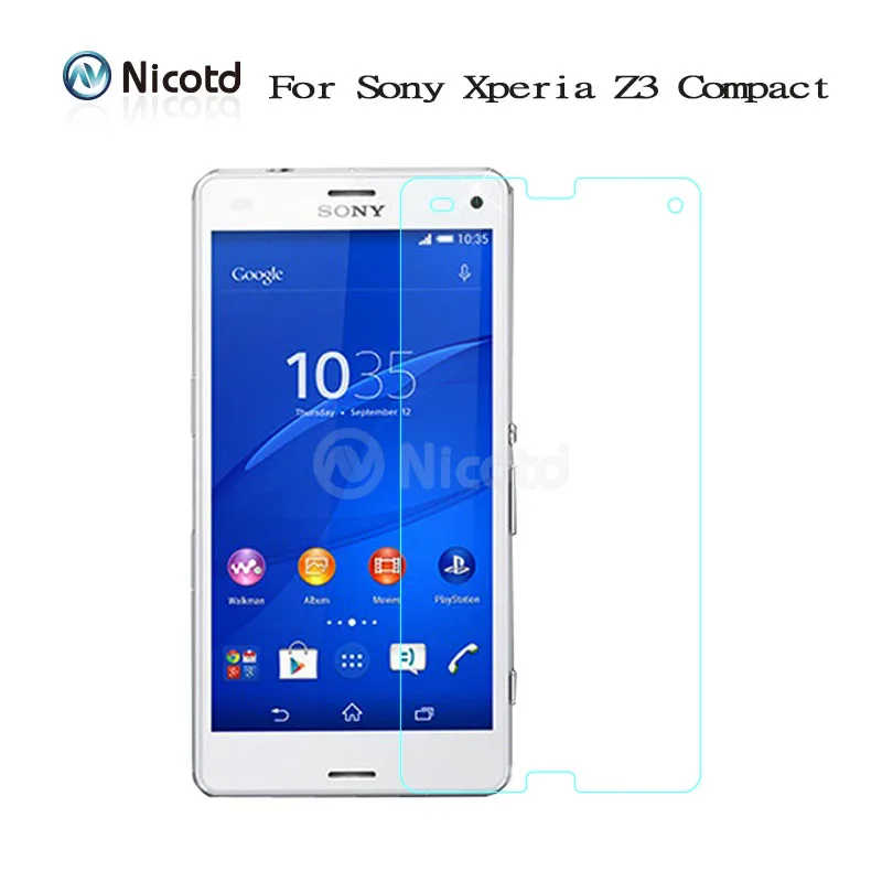 9H 0,26 мм 2.5D закаленное стекло с покрытием для sony Xperia Z Z1 Z2 Z3 Z4 Z5 Premium Compact M5 M4 aqua Взрывозащищенный экран протектор