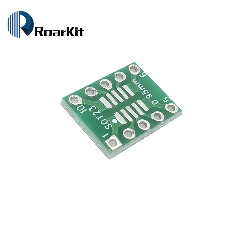 Переходная пластина SOT23 MSOP10 SOT 23 SMD для DIP10 Pinboard UNAX 0 5 мм/0 95 мм до 2 54 печатная плата 100