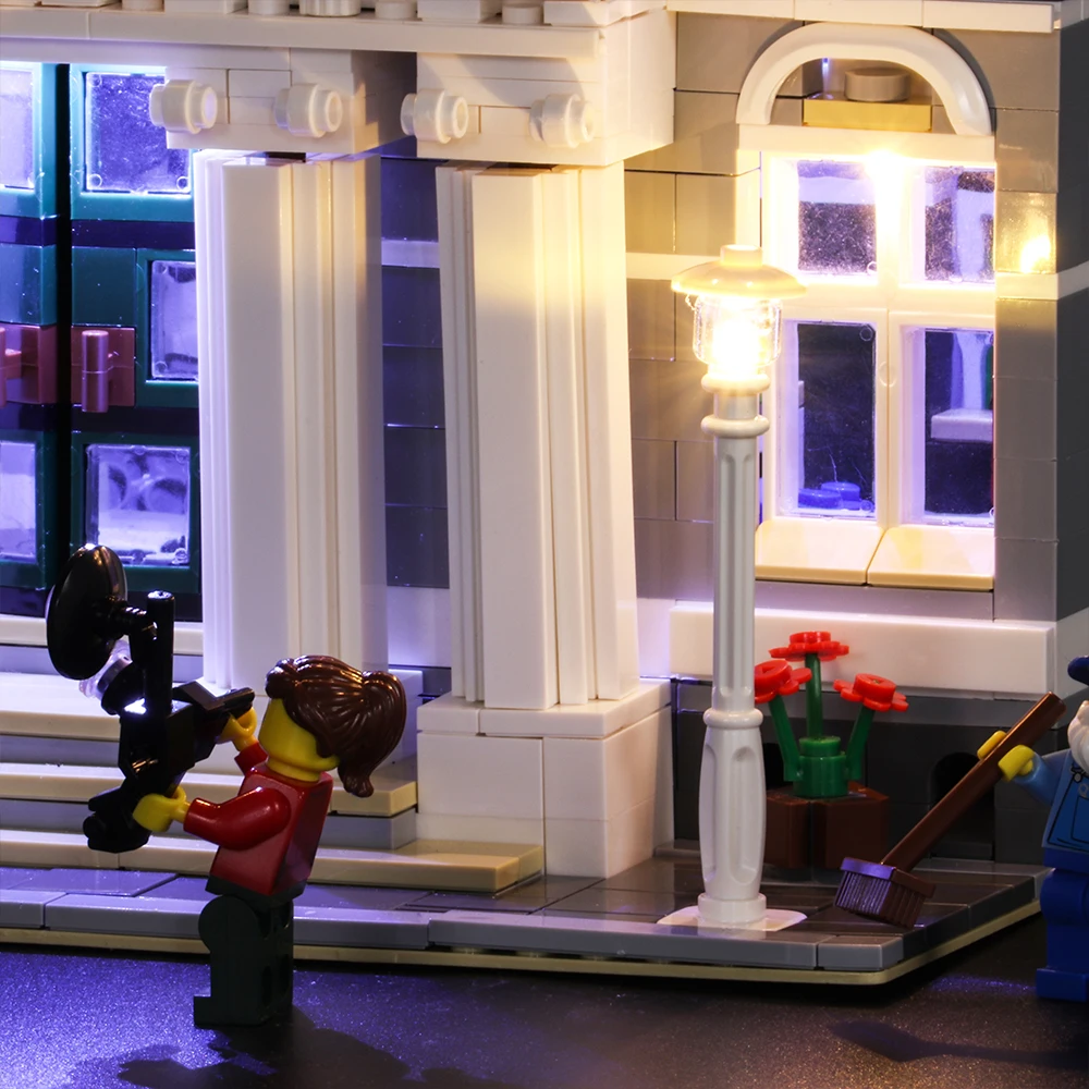 Светодиодный светильник совместимый с Lego 10224 Creators City The town hall 15003 строительные