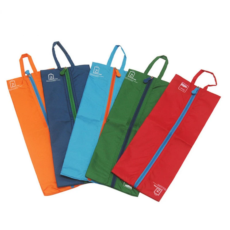 

1Pcs Portable Travel Handle Waterproof Shoes Tote pouch shoe organizer underwear bra socks storage bag shoes bag wholesale Price