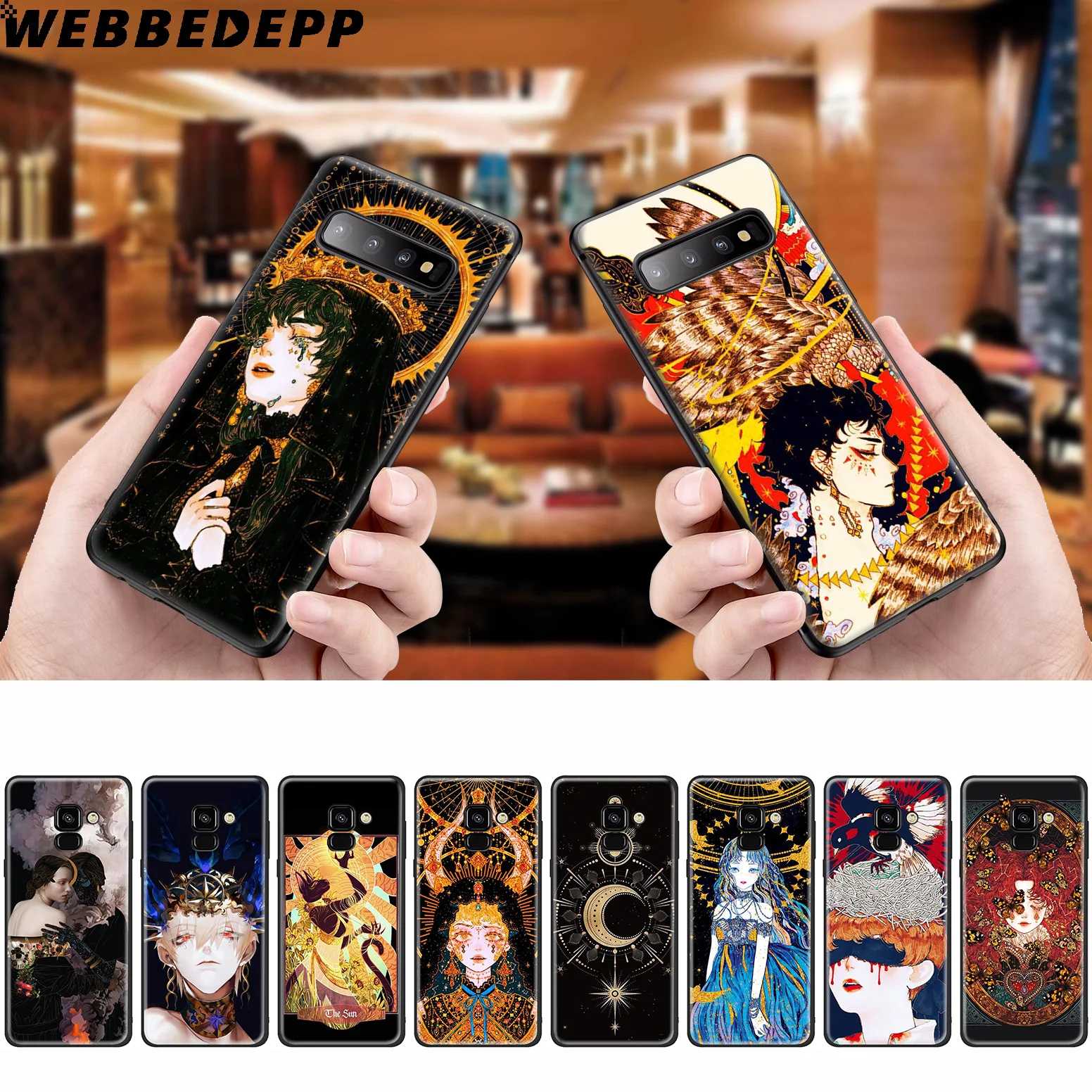 WEBBEDEPP винтажный силиконовый чехол для Samsung Galaxy A3 A5 A6 A7 A8 A9 A10 A20 A30 A40 A50 A70 M10 M20 M30 |