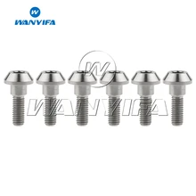 6pcs M6x20mm Titanium Ti Gold Disc Brake Rotor Bolts for Yamaha R1 R6 YZF Bicycle Accessory 6pcs M6x20mm Titanium Ti Gold Disc Brake Rotor Bolts for Yamaha R1 R6 YZF Bicycle Accessory