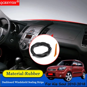 

QCBXYYXH Car-styling Car Rubber Anti-Noise Soundproof Dustproof Car Dashboard Windshield Sealing Strips For Kia Soul 2010-2018