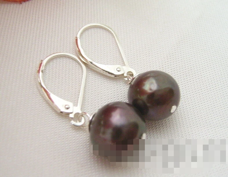 

hot sell new - 1167 Black Pearl Earring