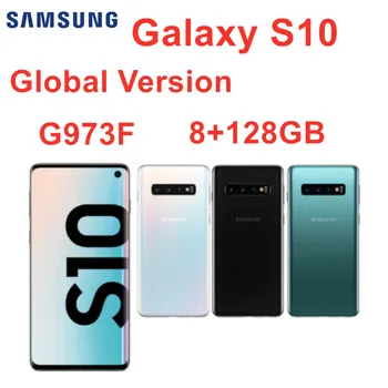 

Samsung Galaxy S10 G973F Global Version 8GB RAM 128GB ROM 6.1" Octa Core 4 Camera Exynos 9820 NFC 2019 4G LTE Mobile Phone