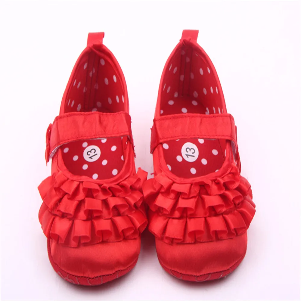 infant girl red shoes
