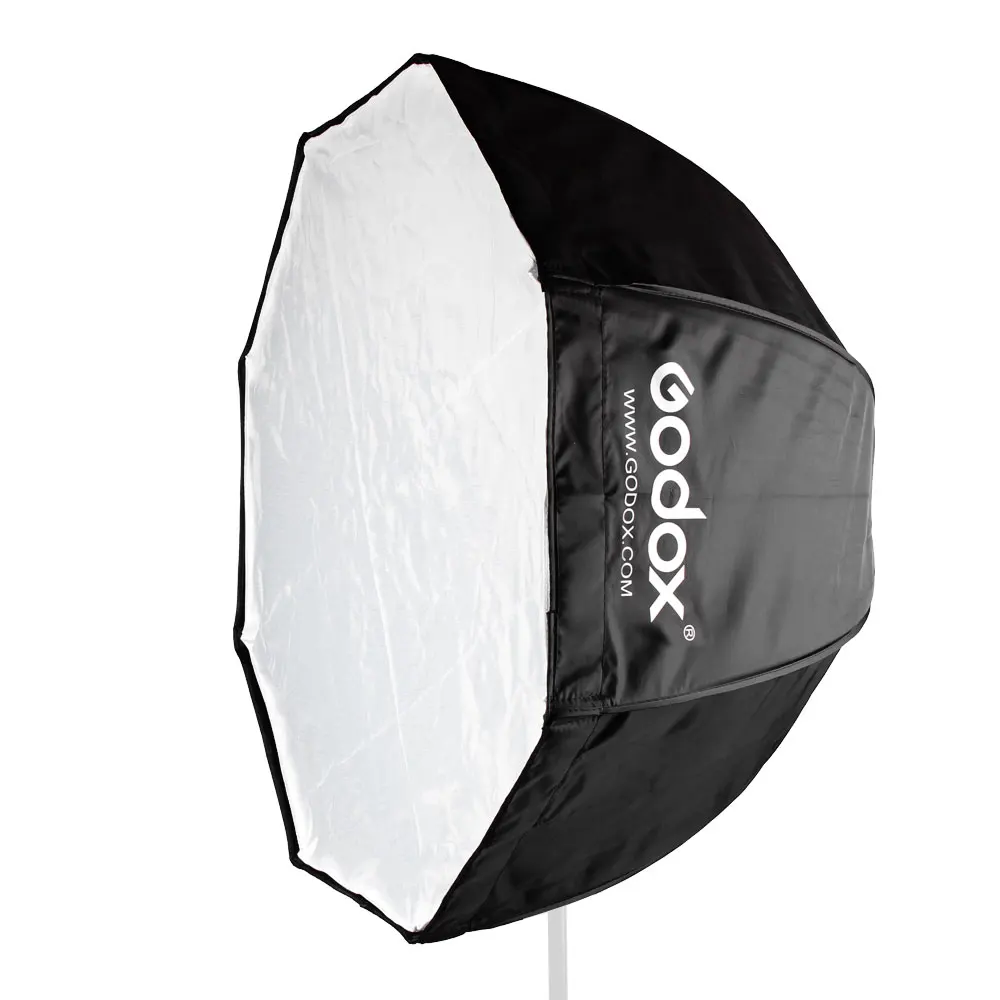 Godox 95cm 37.5'' Octagon Umbrella Softbox Light Stand Type-B Hot Shoe  Holder Bracket Kit for Canon Nikon Godox Speedlite Flash