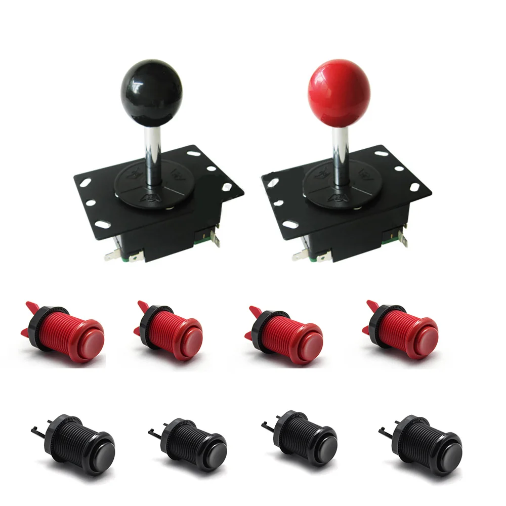 

DIY joystick and push button kit 2 josticks 8 buttons free shipping