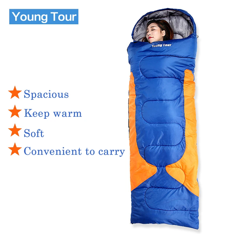 Travel sleeping bag adult outdoor single double autumn and winter