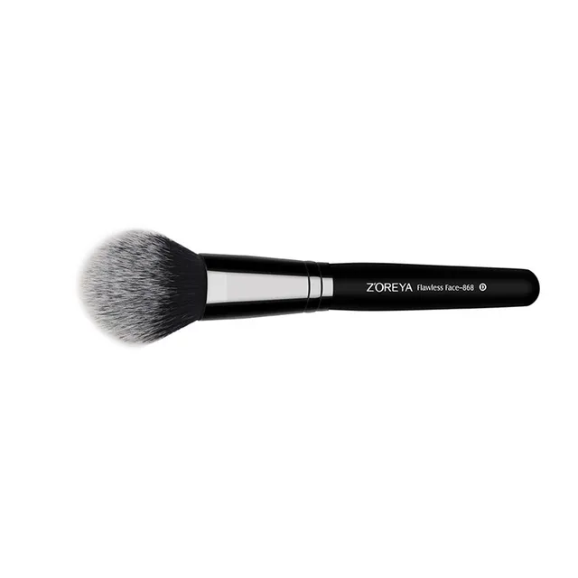 Zoreya Brand Hot sale 1pcs Multi-funtion powder foundation makeup brush tool soft Flawless face make up blusher wooden Brush 3