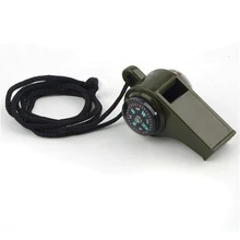 3 в 1 EDC свисток Компас Открытый Кемпинг Пешие Прогулки комплект жизнеобеспечения в чрезвычайных ситуациях шестерни свисток с компасом и термометром