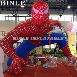 Индивидуальный дизайн супер герой гигантский надувной паук человек надувной паук Человек герои мультфильмов для продажи