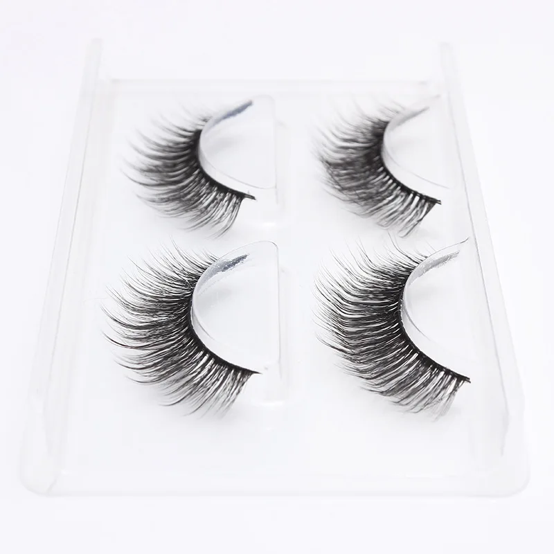 DOCOCER 2 пары natural накладные ресницы eyelashes длинные Макияж 3d Искусственные ресницы для красоты 759