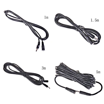 

10ft 1/1.5/3/5 Meters DC 5V Extension Power Cable 3.5*1.35mm for Smart CCTV Security Cameras