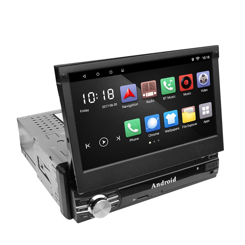 Best Universal 1 Din Car Radio GPS Android Quad Core Car Styling 7