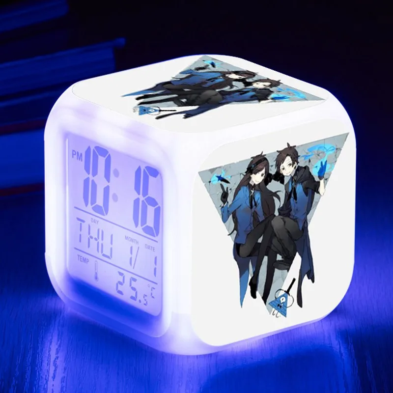 Despertador Гравити Фолз светодиодные часы reloj despertador de cabeceira Цифровой Детский будильник спальня настольные часы функция повтора - Цвет: 10