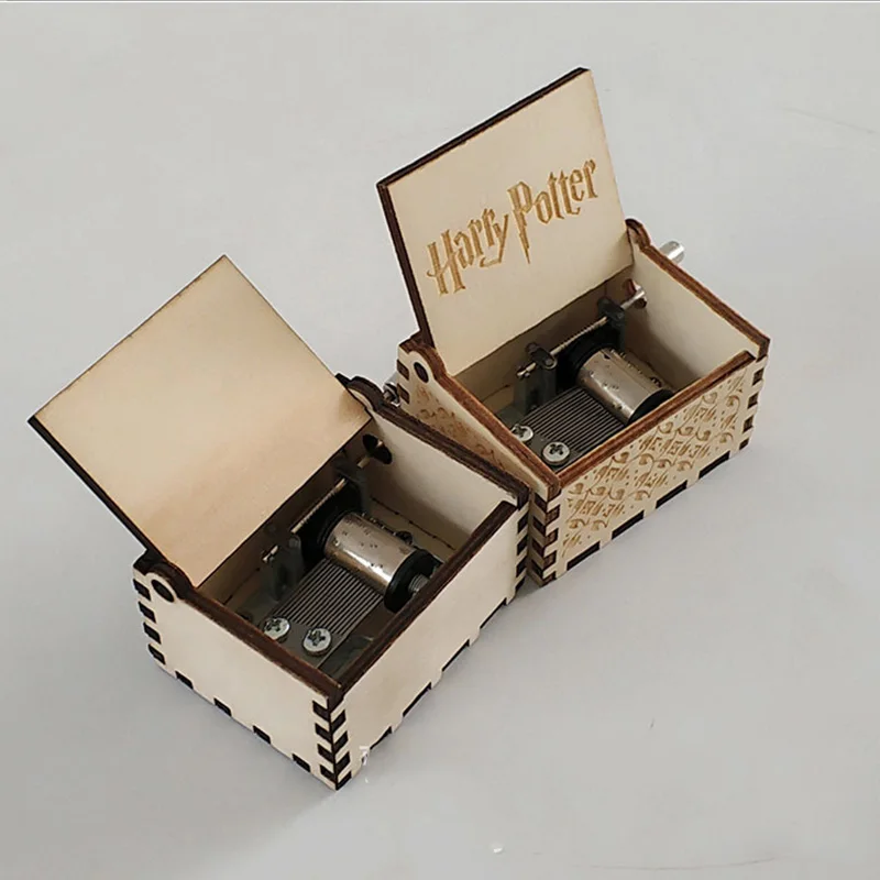 harri pottermusic box Antique carved wooden DIY Hand-cranked Wood box Color Black Christmas gift new year gift kids toys harri pottermusic box Antique carved wooden DIY Hand-cranked Wood box Color Black Christmas gift new year gift kids toys