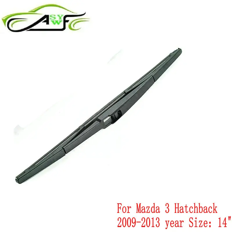 Car rear wiper blades For Mazda 3 Hatchback (2009 2013) 14" Soft Rubber