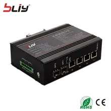 Управляемый промышленный сетевой коммутатор 4 гигабит rj45 порт 2 sfp оптоволоконный порт ethernet промышленная умная сеть оптический kvm коммутатор