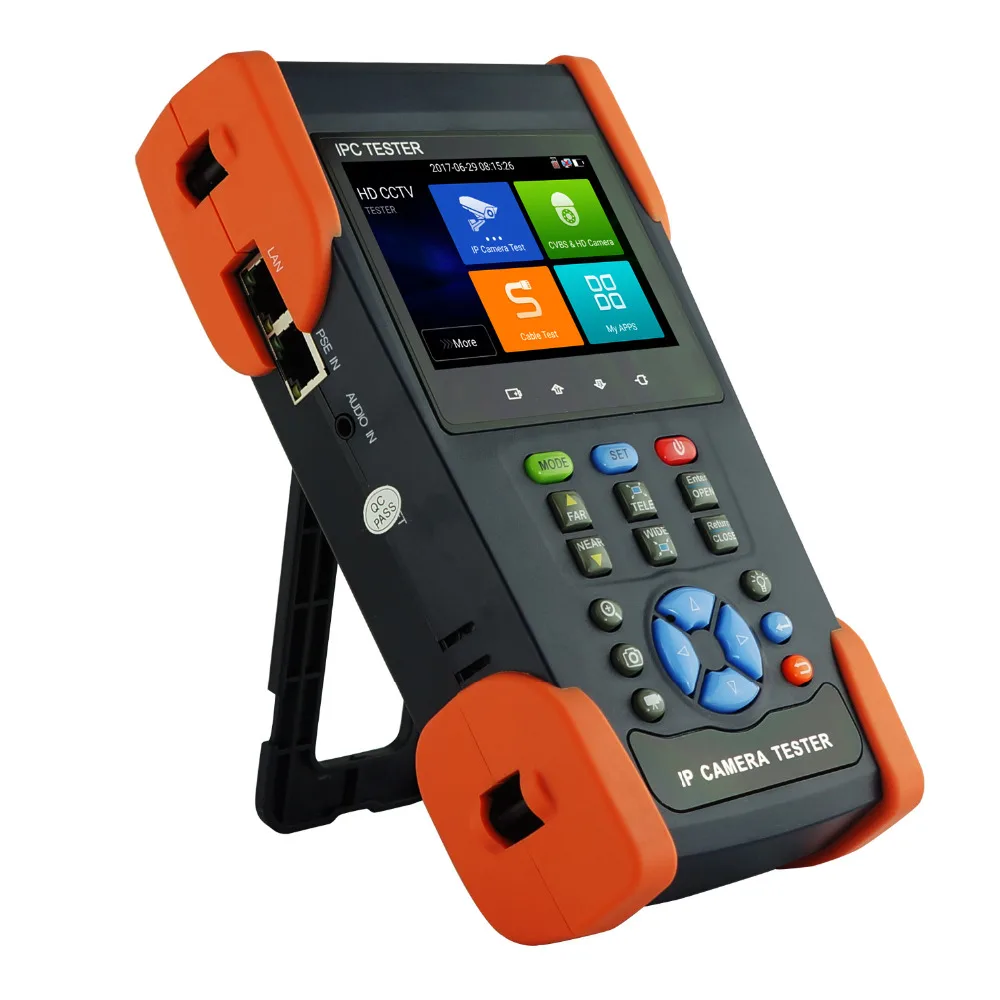 

5MP AHD H.265 4K IP Camera tester Analog CVBS Camera 3.5inch Touch Screen Test Monitor Security Camera CCTV Tester