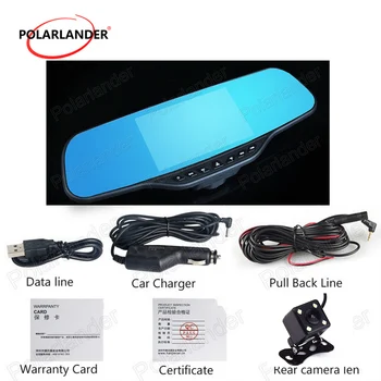 

New Fashion 2016 New Full HD Dual Lens 5 Inch 1080P Car Digital Video Recorder free shipping