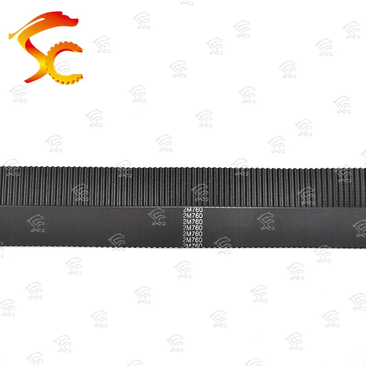 

1PCS/lot GT2/2M timing belt 760 6 length 760mm width 6mm teeth 380 for 3D printer 760-2GT closed-Loop rubber belt