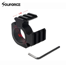 Тактический 25/30 мм двухсторонняя 3 слота подходит 20 мм планка Вивера крепление для лазерного Flashkight охотничий прицел