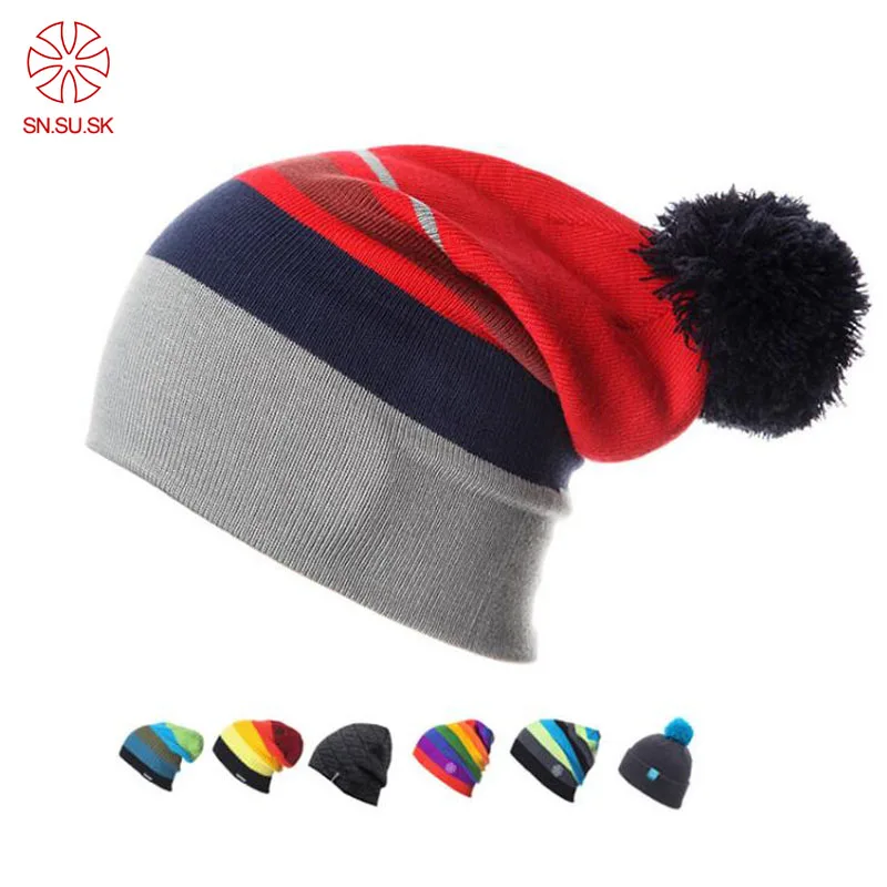 

2019 winter gorros Snowboard Winter Ski skating Hats Beanies head warm for men woman winter hat