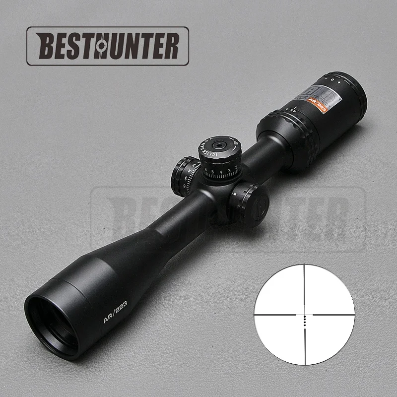 

BUSHNELL 4.5-18x 40mm Optics Drop Zone 223 BDC Reticle Riflescope with Target Turrets and Side Parallax for Rifle Airsoft Rifle