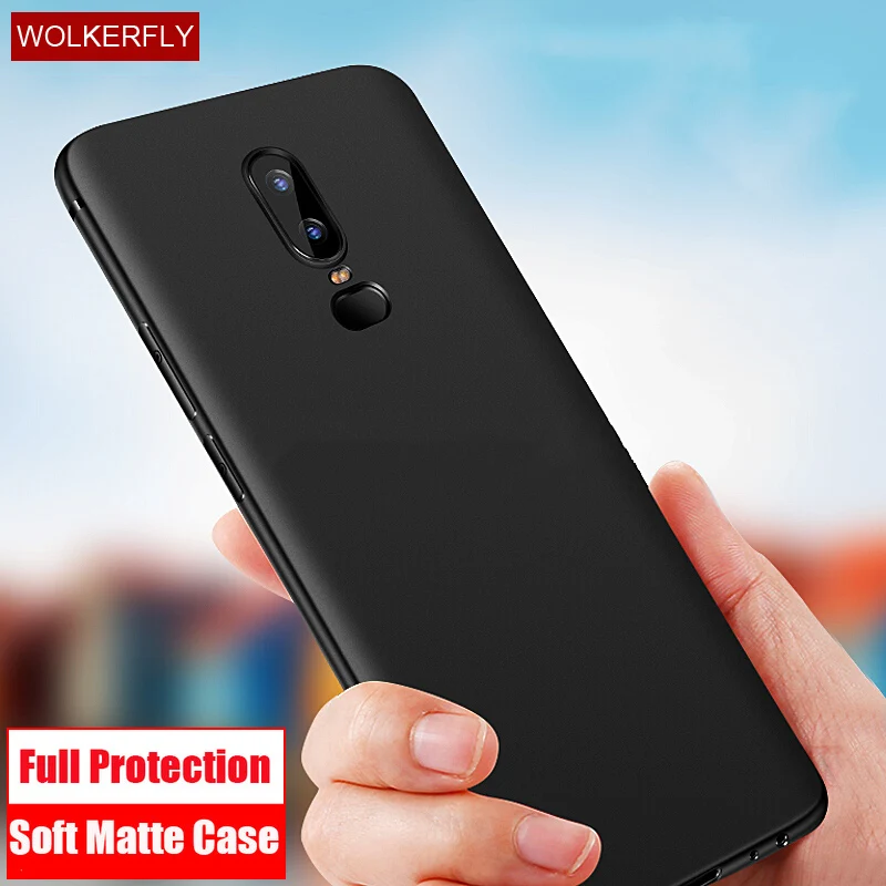 For OnePlus 6 Case 360 Full Protection Soft Silicone Housing Slim Matte TPU Cover One Plus OnePlus6 Phone Cases | Мобильные телефоны