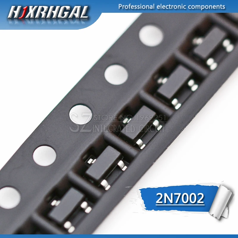 Aliexpress.com : Buy 100PCS 2N7002LT1G SOT23 2N7002 SOT SOT 23 SMD 702 ...