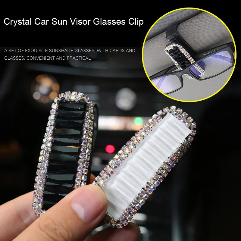 Universal-Car-Sun-Visor-Glasses-Case-Holder-Auto-Fastener-Clip-Rhinestone-Diamond-Sunglasses-Eyeglass-Ticket-Receipt-Card-1