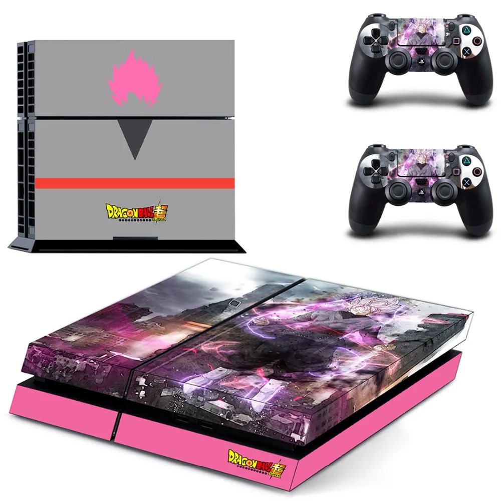 

Anime Dragon Ball Super Goku PS4 Skin Sticker Decal Vinyl for Sony Playstation 4 Console and 2 Controllers PS4 Skin Sticker