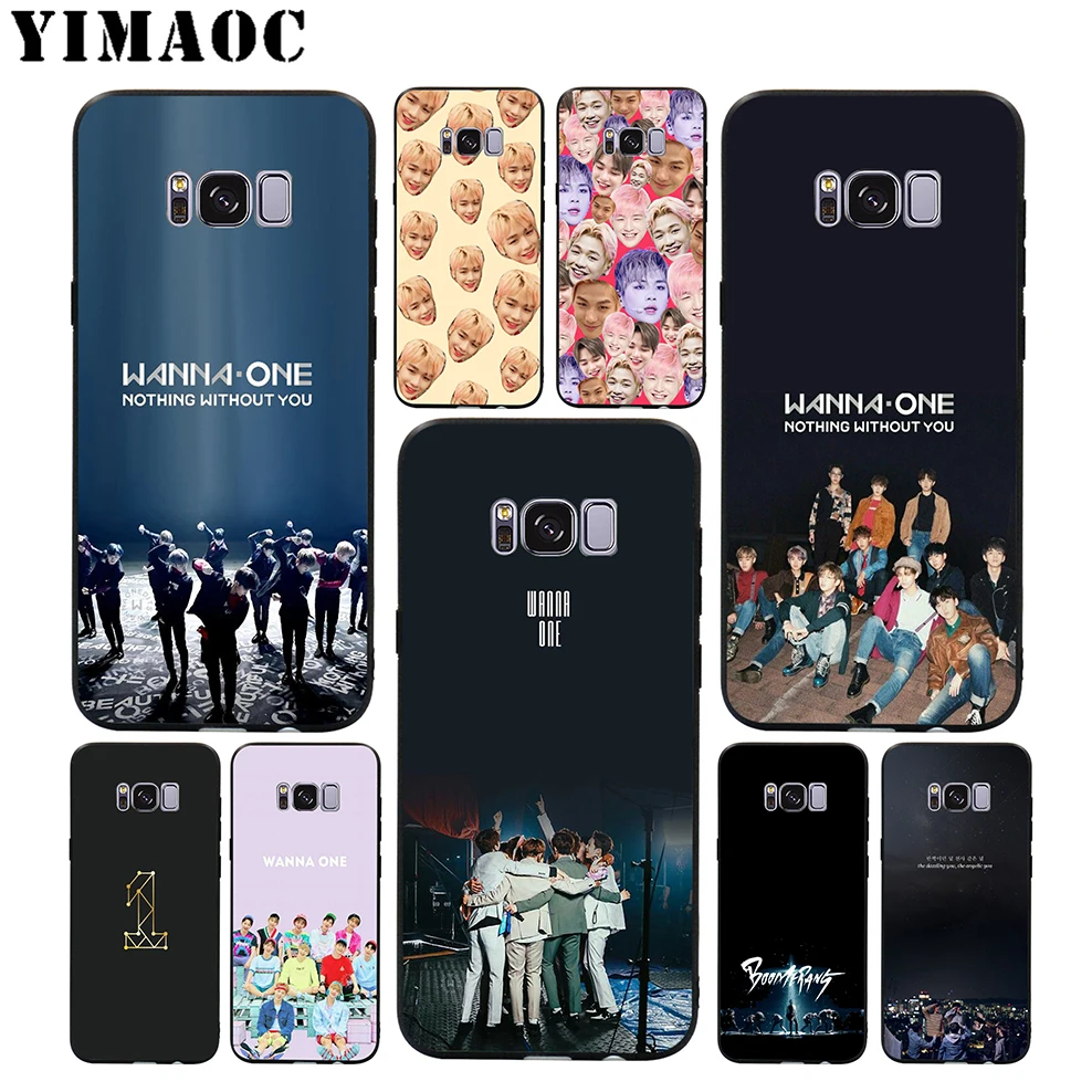 Мягкий чехол YIMAOC Wanna One K pop Bands для Samsung Galaxy S10 S10e S9 S8 A6 Plus S7 S6 Edge A7 A5 A3 J6 Note 9 8 |