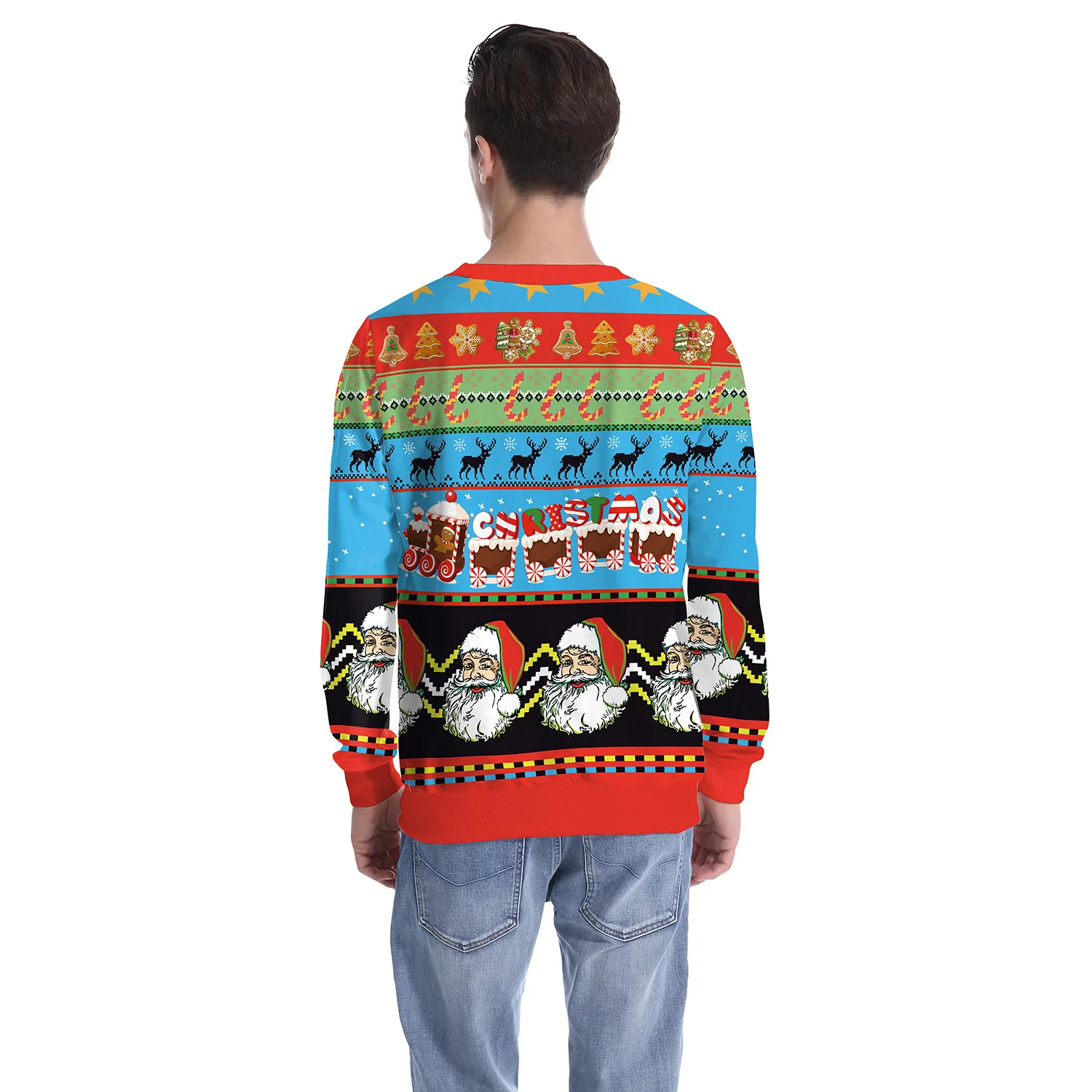 2018New Arrival Stylish Unisex Christmas Sweater Sweatershirt Men Women Novelty Ugly Female Tops Clothes 2018New Arrival Stylish Unisex Christmas Sweater Sweatershirt Men Women Novelty Ugly Female Tops Clothes