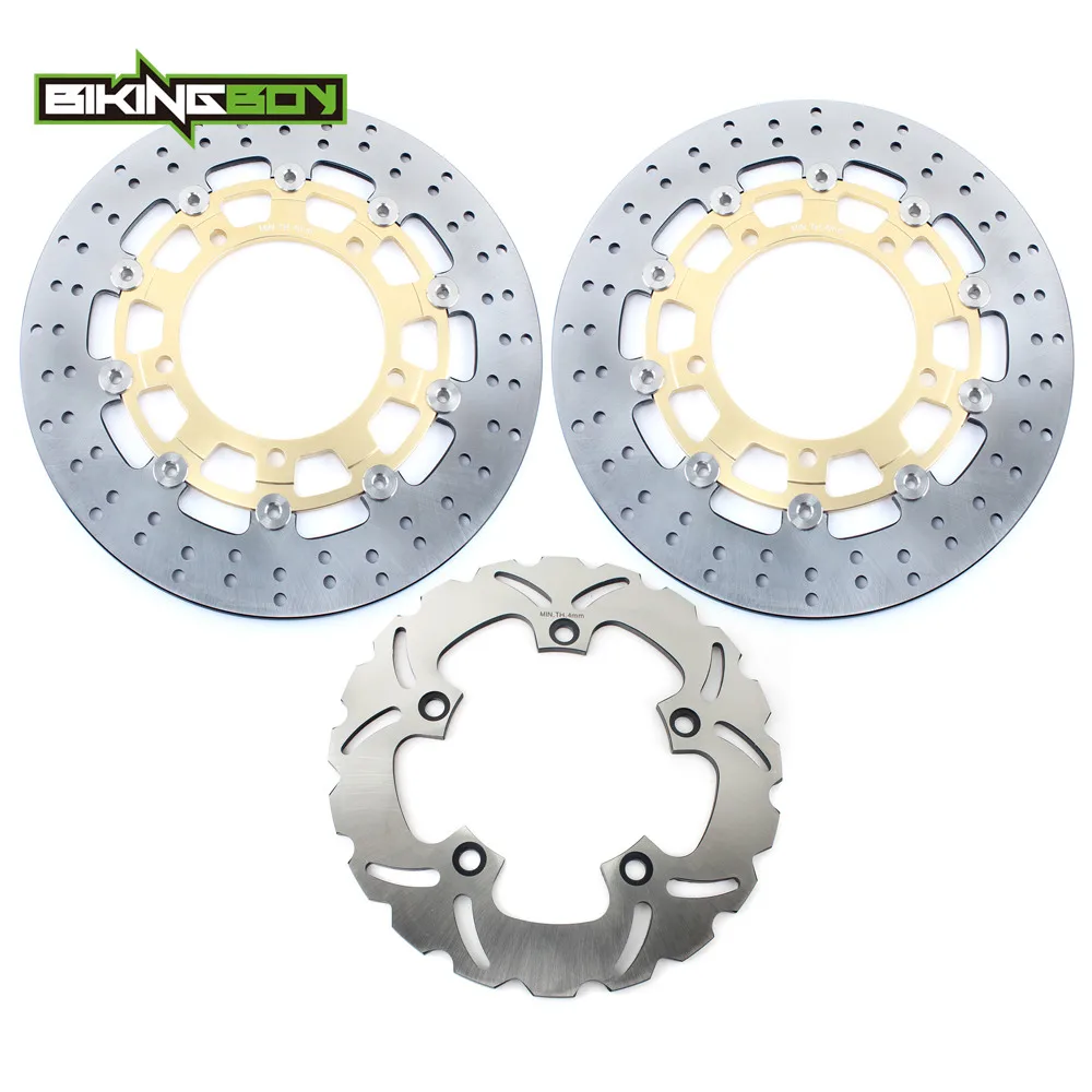 BIKINGBOY спереди и сзади тормозные диски роторы для GSR 400 600 750/ABS GSF 650 1200 1250 Bandit/S ABS GSX650 F