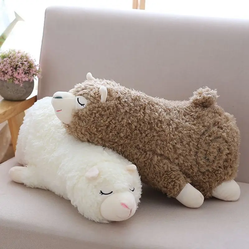 Японские мягкие плюшевые игрушки Alpacasso Kawaii, лежащие Альпака лама Pacos, детские игрушки, детские куклы, подарки WW380