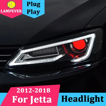 

Car Head Lamp For for VW Jetta 2012-2018 LED head light LED Headlight DRL Lens Double Beam H7 HID Xenon bi xenon lens Front