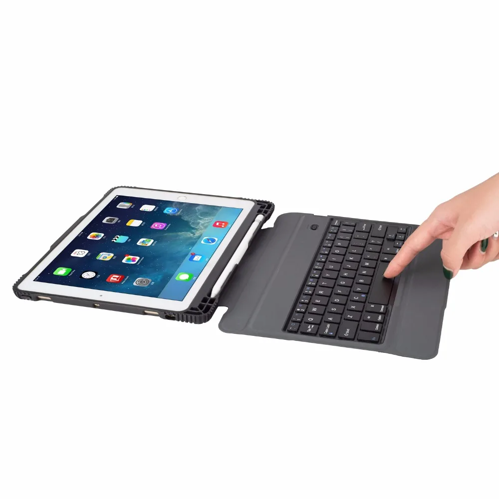 Чехол для iPad 5/6/Air 2/Pro 9 7 Новый ультра тонкий беспроводной Bluetooth чехол клавиатуры