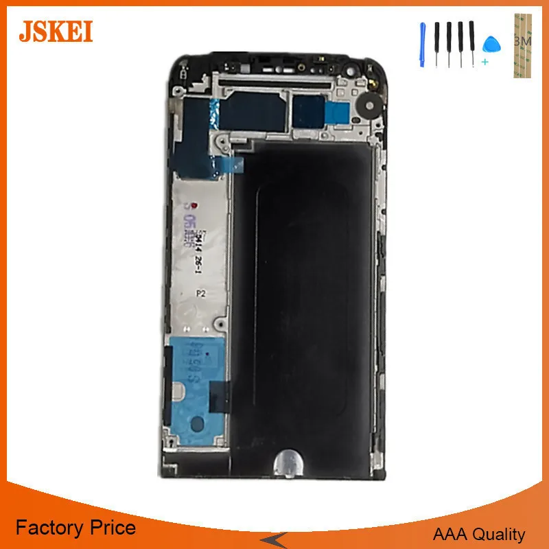 

Replacement For LG G5 H840 H850 Housing Frame Bezel Black Middle Complete Tested Fast Delivery