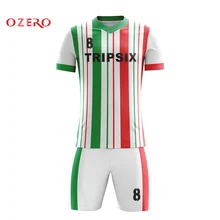 Сублимационный индивидуальный дизайн мужские спортивные шорты и тренировочные майки распродажа футбольные рубашки черный зеленый Детская футбольная майка