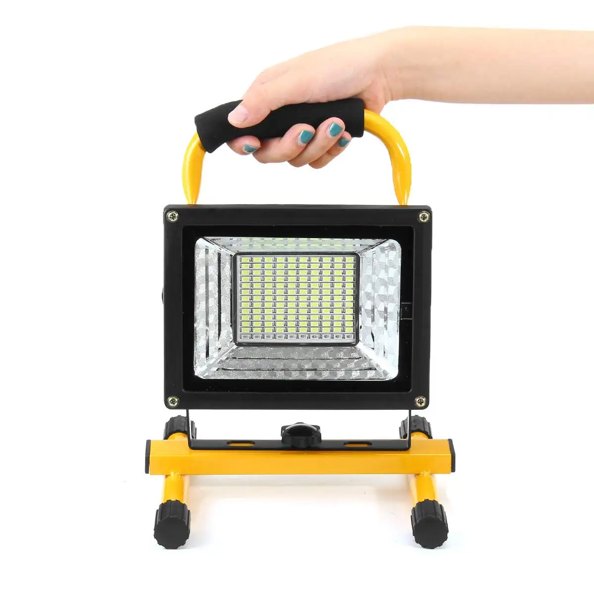 500W 130 LED Rechargeable Floodlight Waterproof Spot Work Camping Outdoor Handheld Work Lights Power By 18650 Portable Lantern