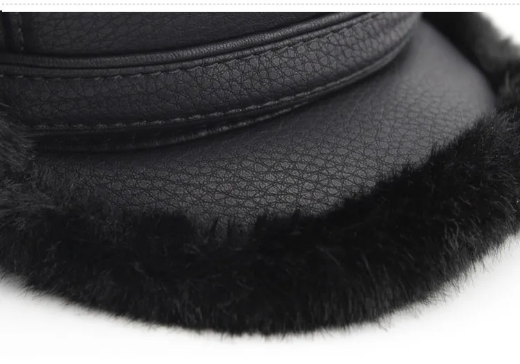 BFDADI зимняя шапка мужская теплая шапка с ушками мужская шапка из искусственного меха Мужская зимняя шапка ушанка меховая шапка для мужчин
