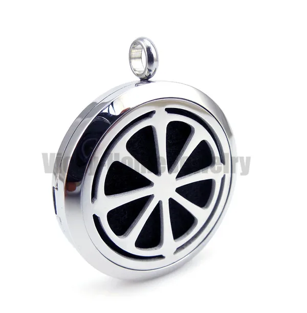

With chain gift Citrus (30mm) Aromatherapy / Essential Oils Diffuser Locket Necklace