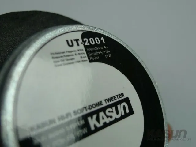 2PCS Kasun UT-2001 4inch High Performance Black