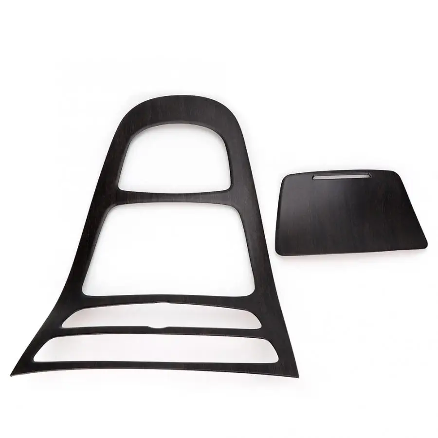 

2pcs/set Oak Wood Grain Console Gear Panel Cover Trim Fit for Mercedes-Benz E Class W213 16-19 car Styling