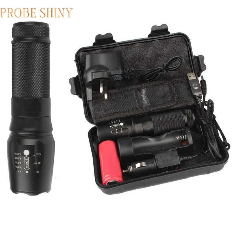 

MA 27 Shining Hot Selling Fast Shipping 6000lm Genuine Shadowhawk X800 Tactical Flashlight L2 LED Military Torch kit